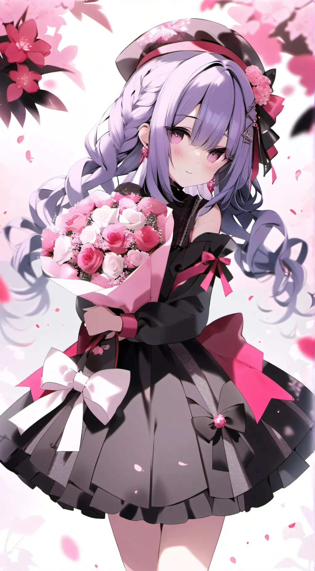 ai character: Violette💕💐 background