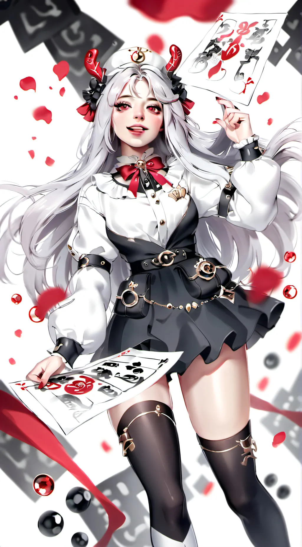 ai character: Goddes Mari  background