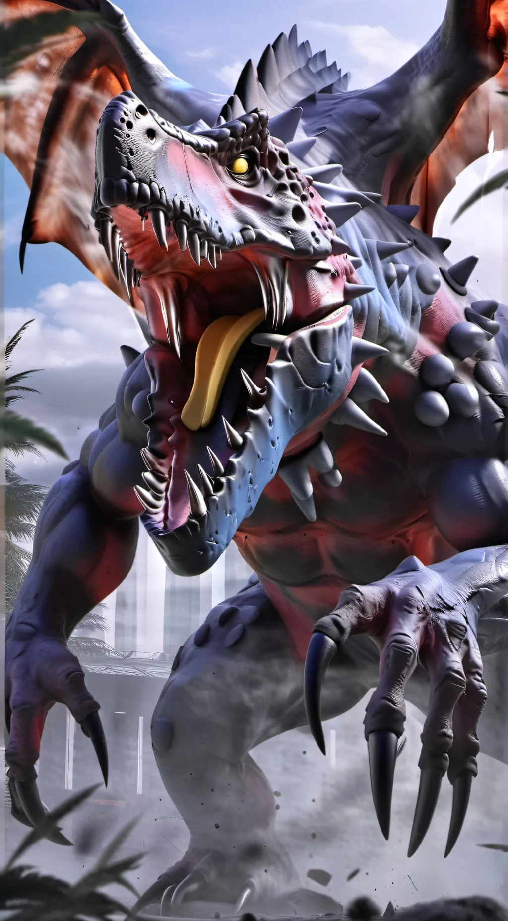 ai character: rexrademon background