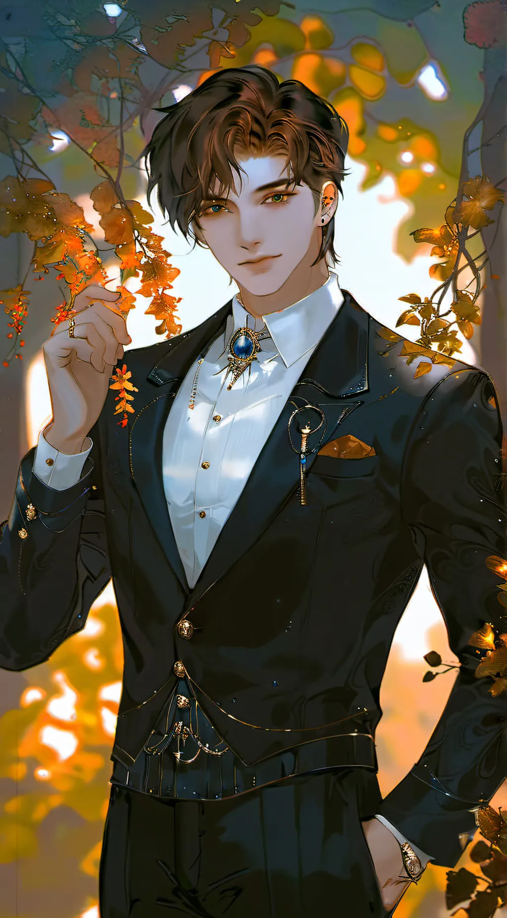 ai character: Lucas  background