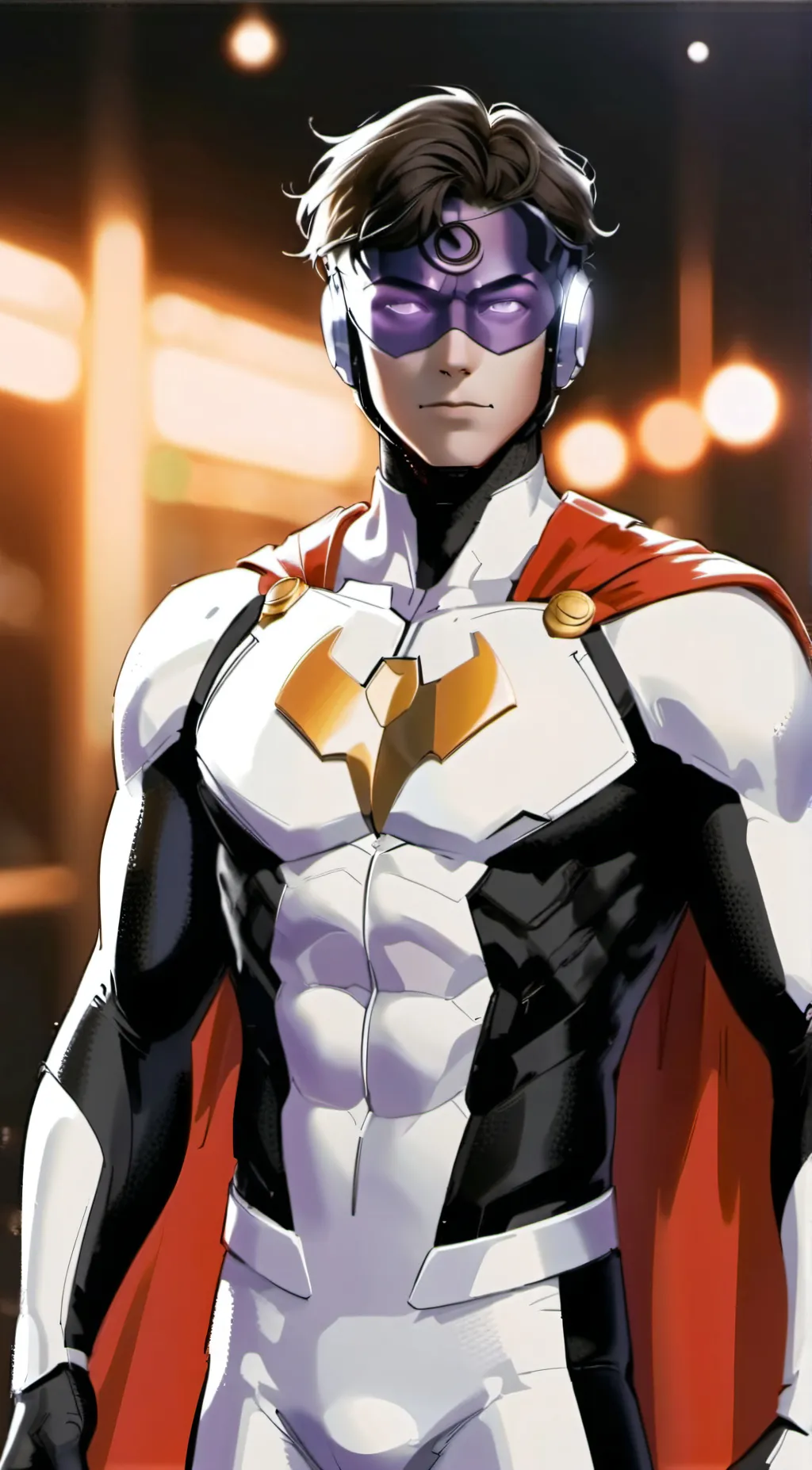 ai character: light bright  background