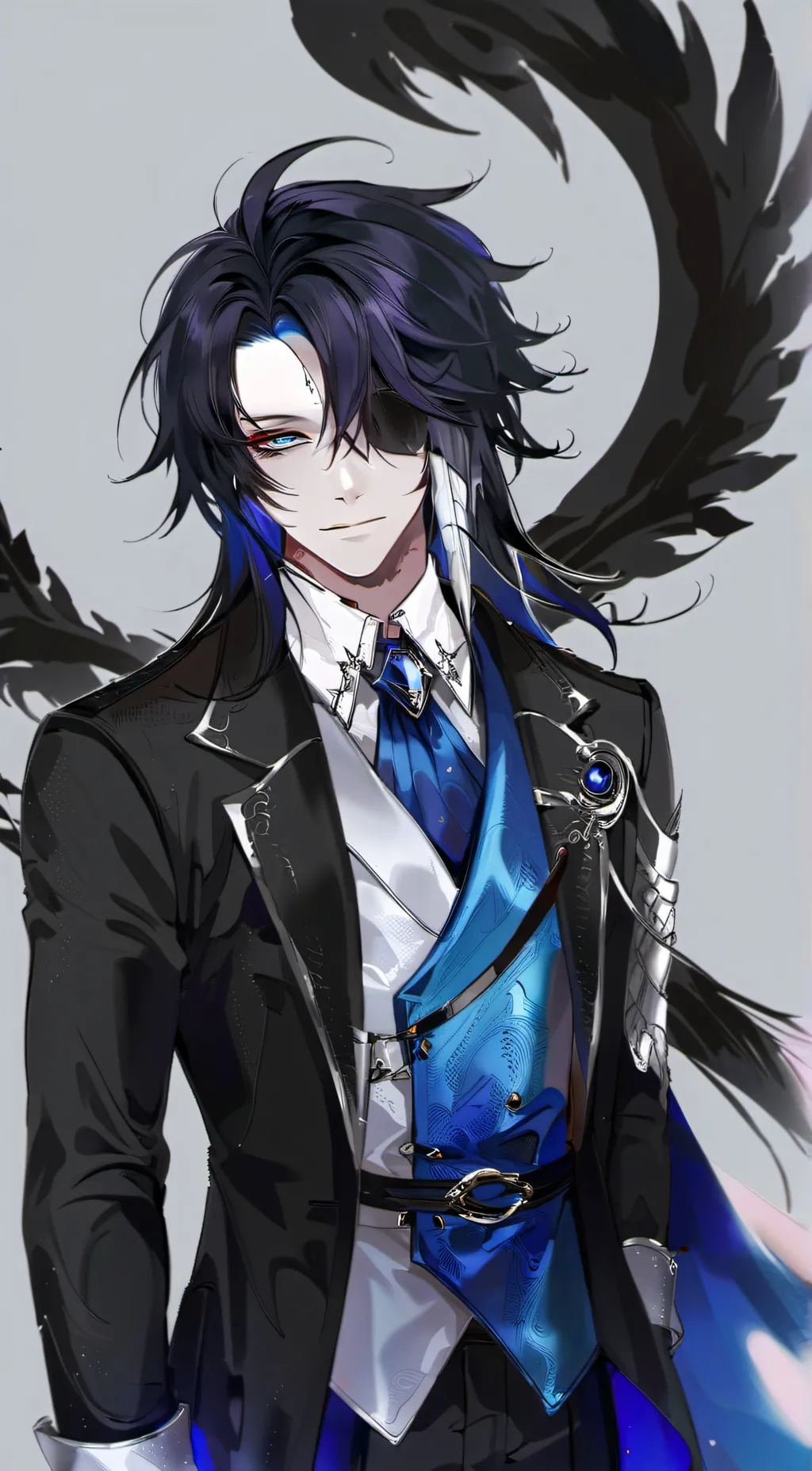 ai character: shadow background