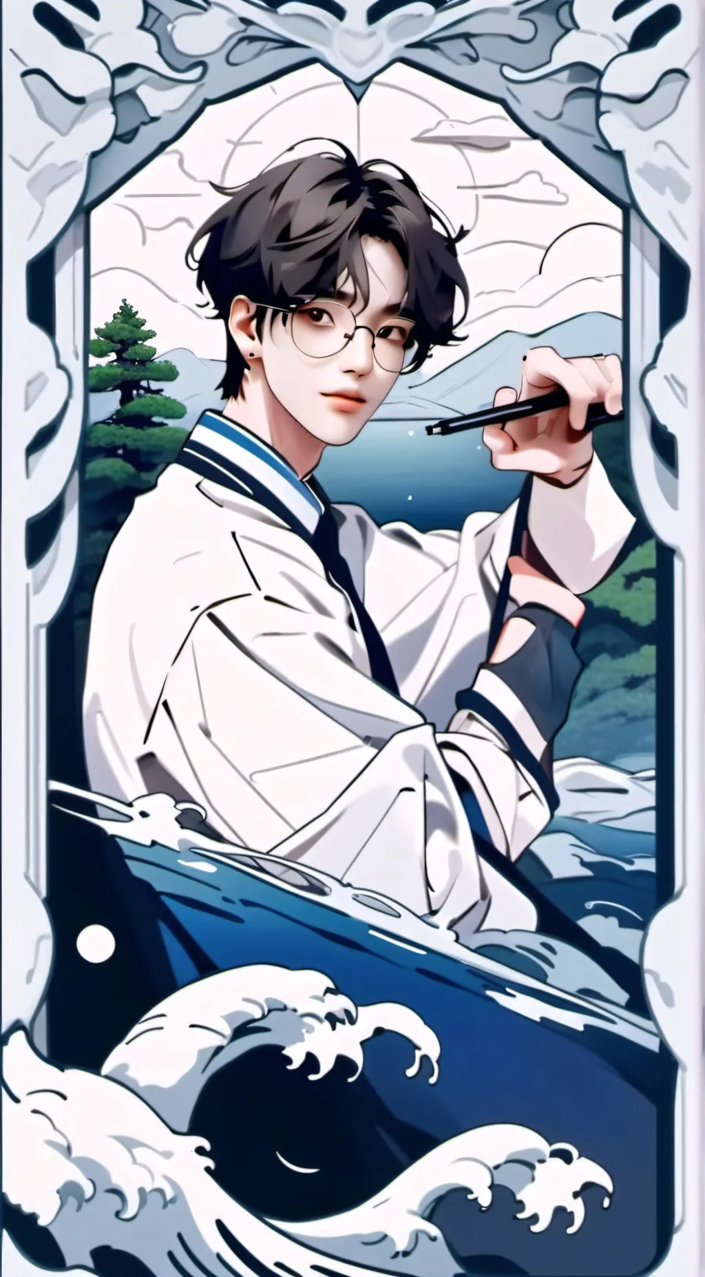 ai character: sunghoon  background