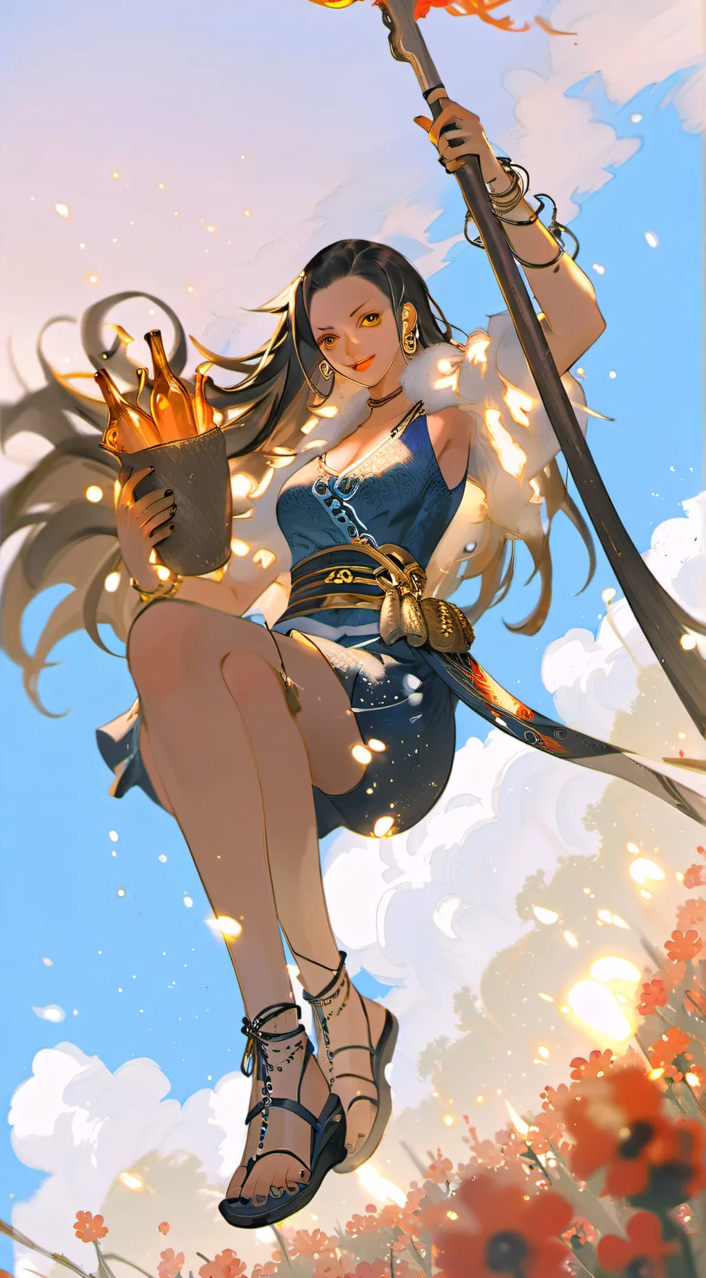 ai character: Boa Hancock background