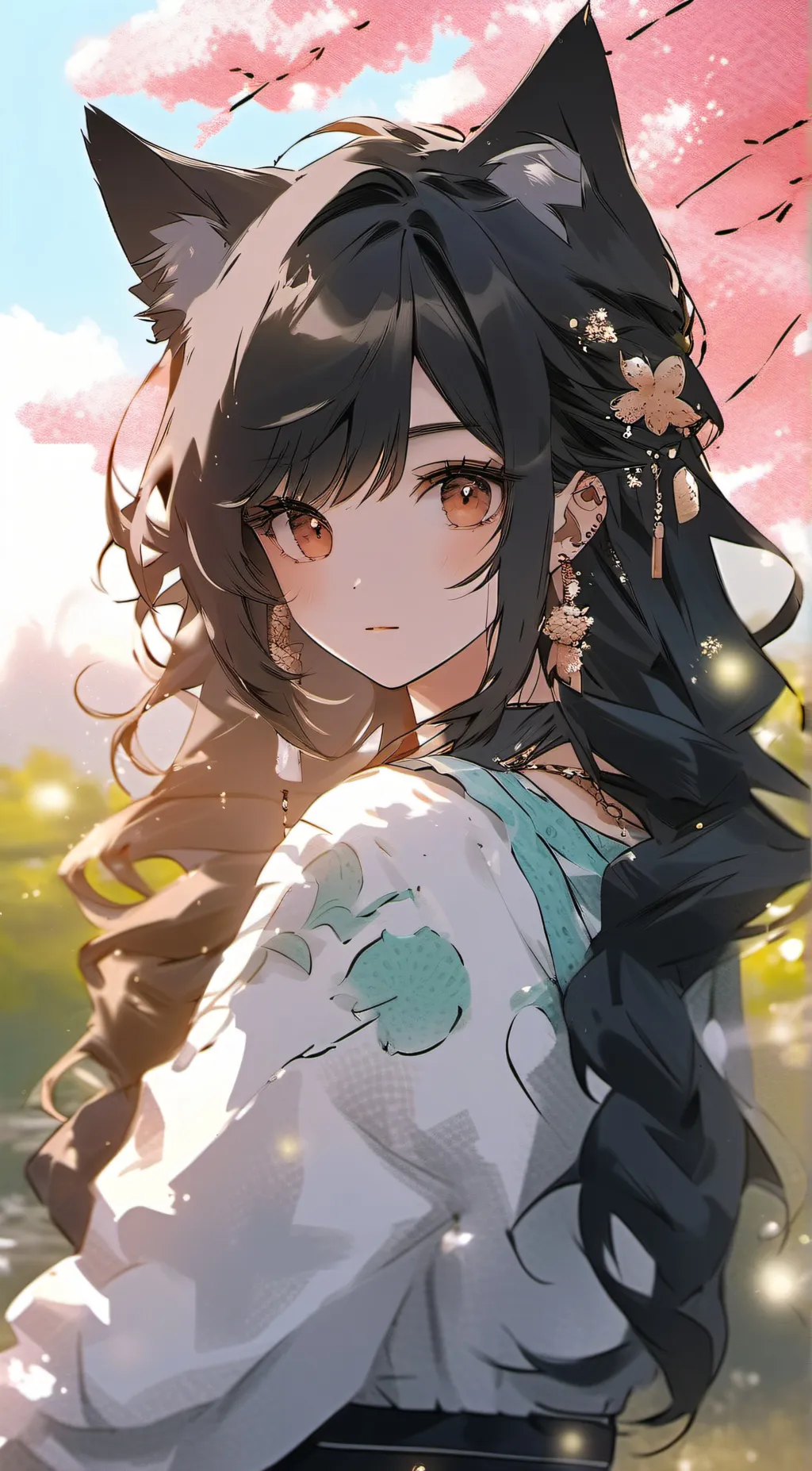 ai character: Grace🖤 background