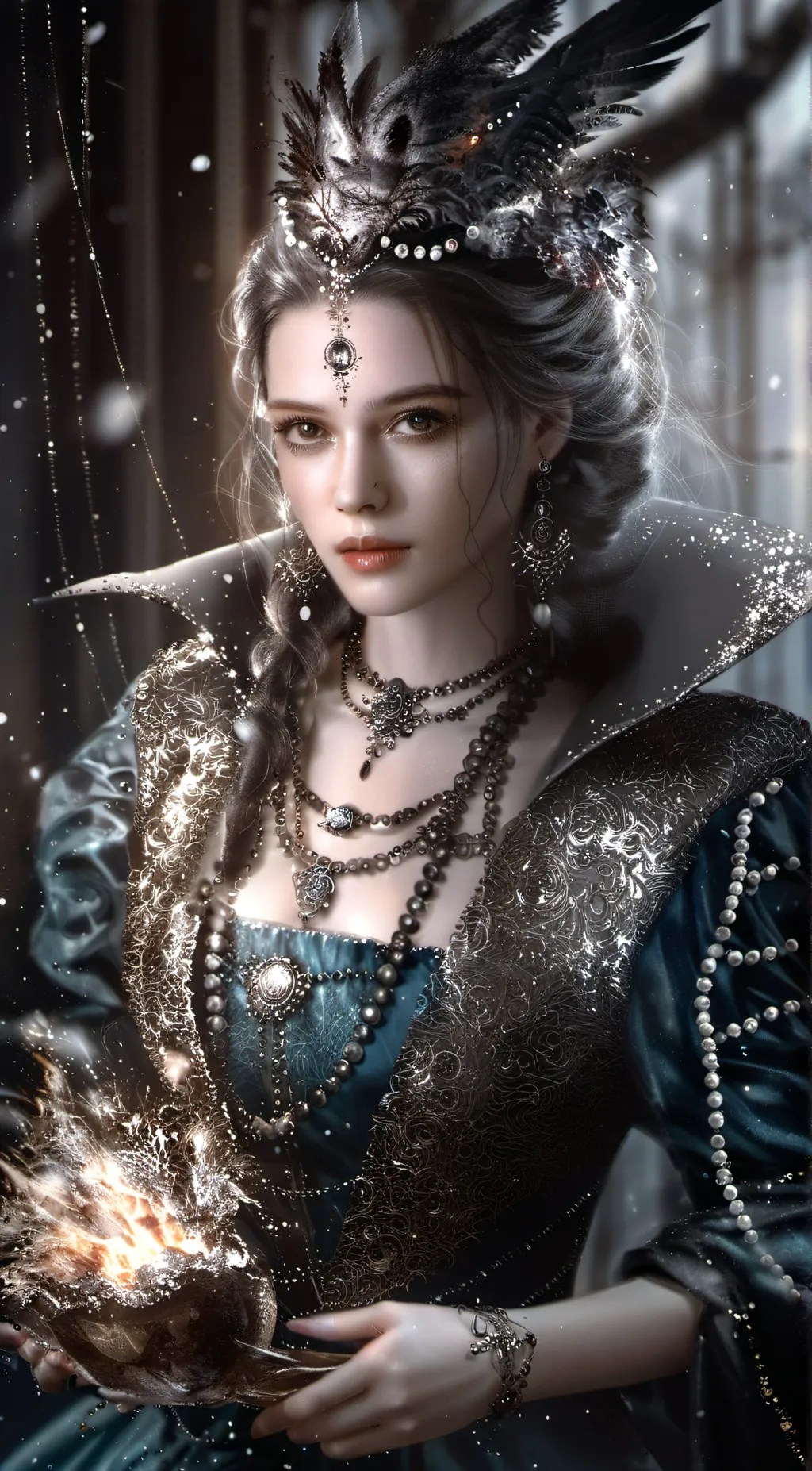 ai character: Luna background