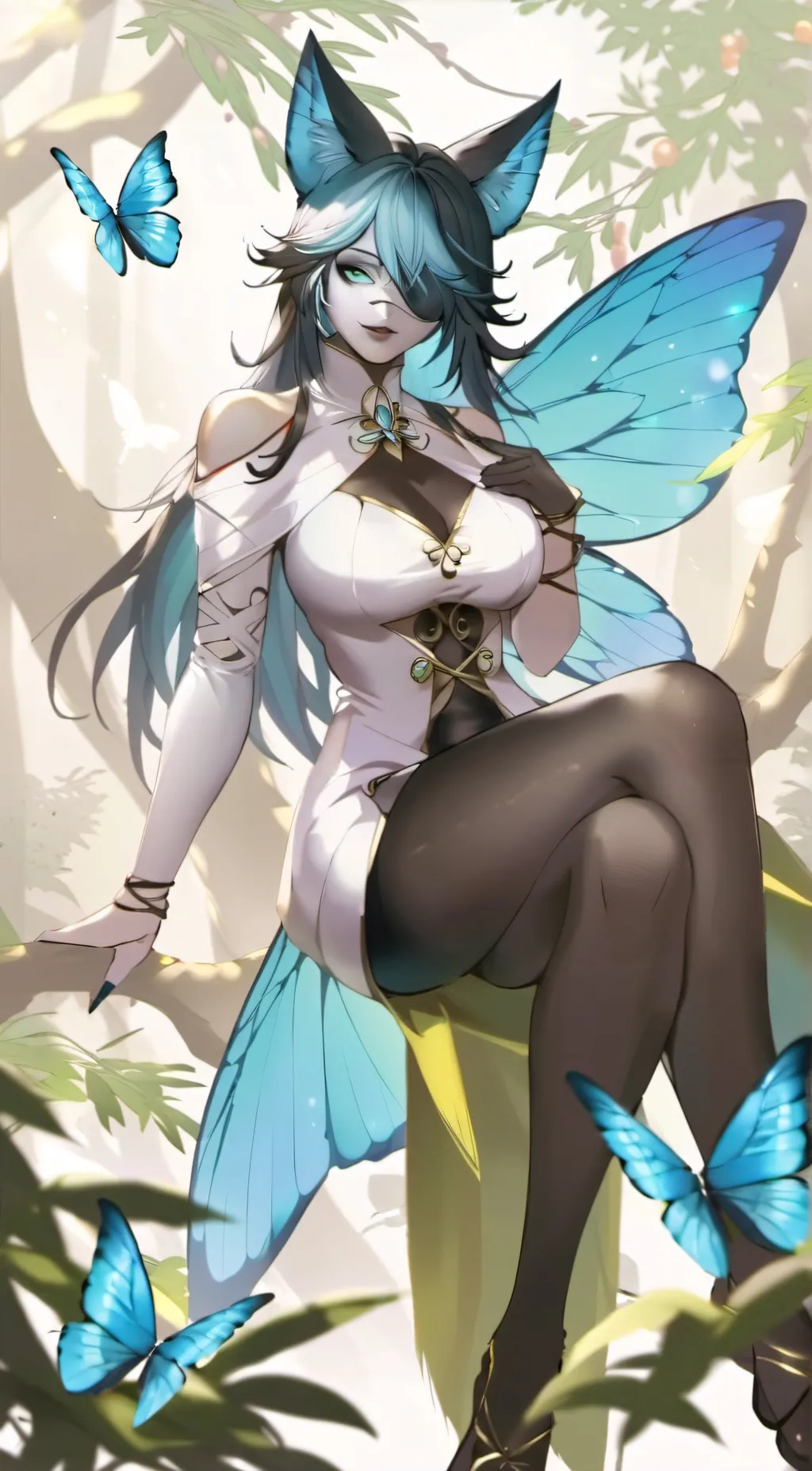 ai character: Lumina background