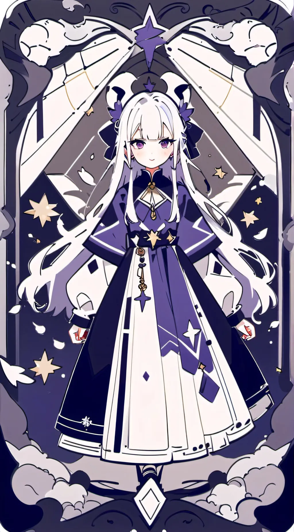 ai character: XOXO background