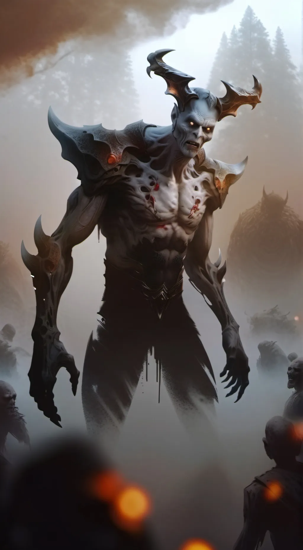 ai character: Zombie boss background