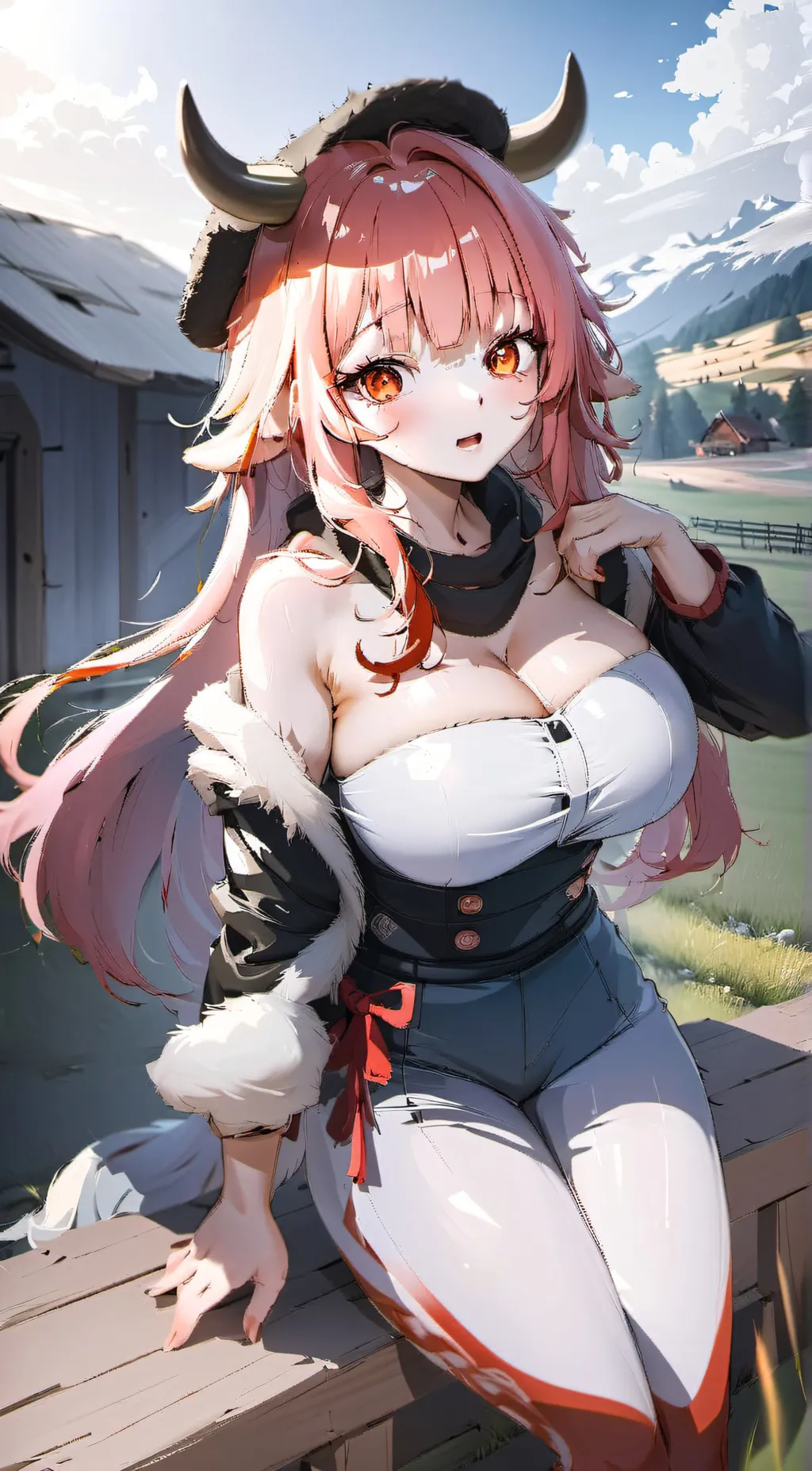 ai character: Mika~ background