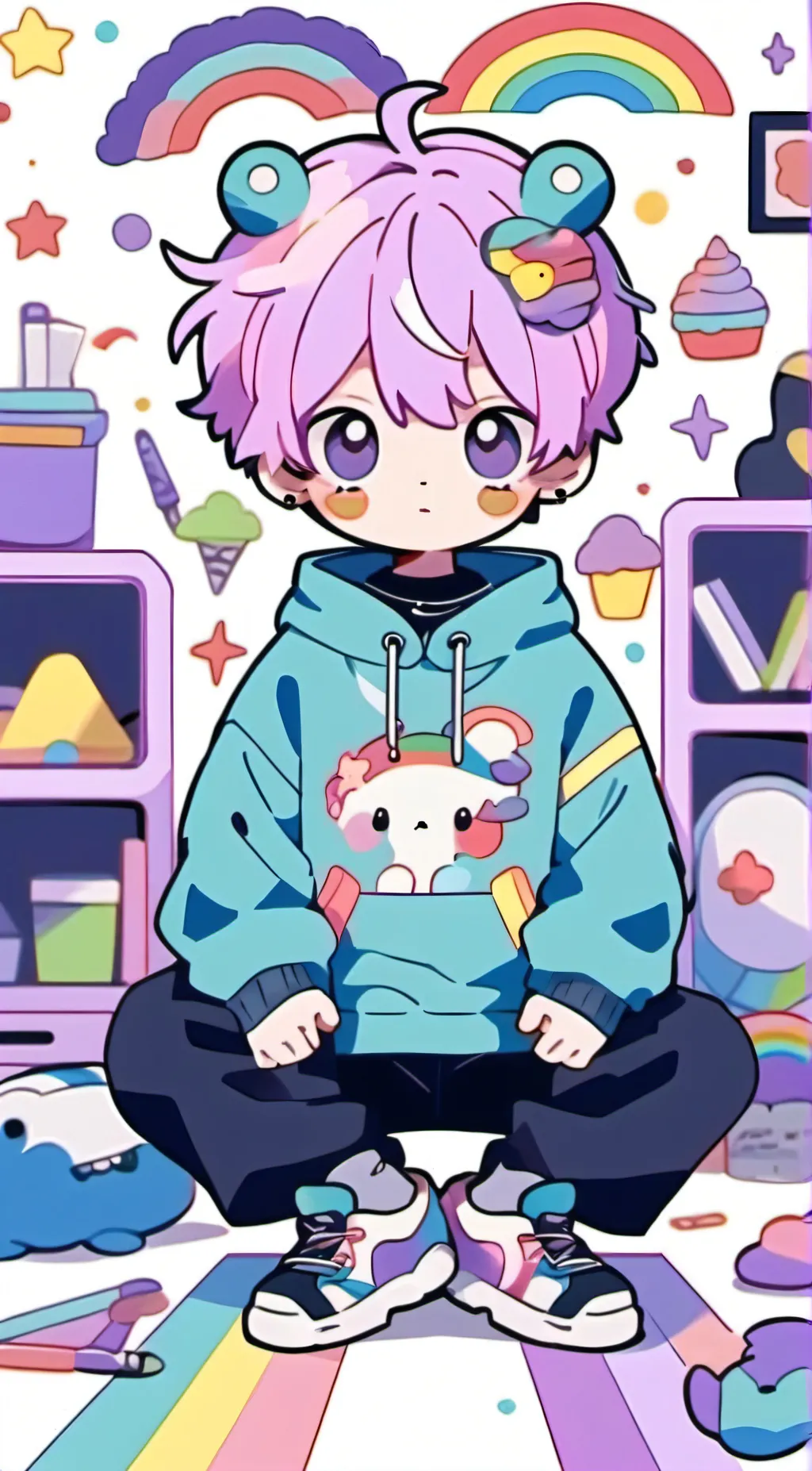 ai character: Hinata background