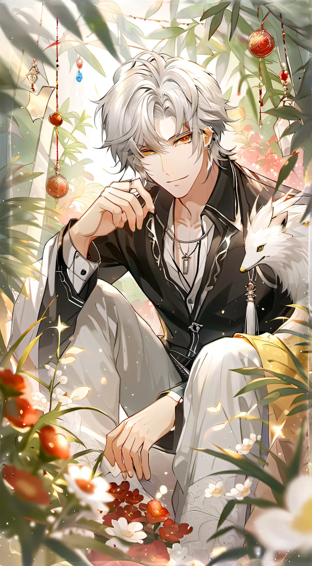 ai character: Leo background