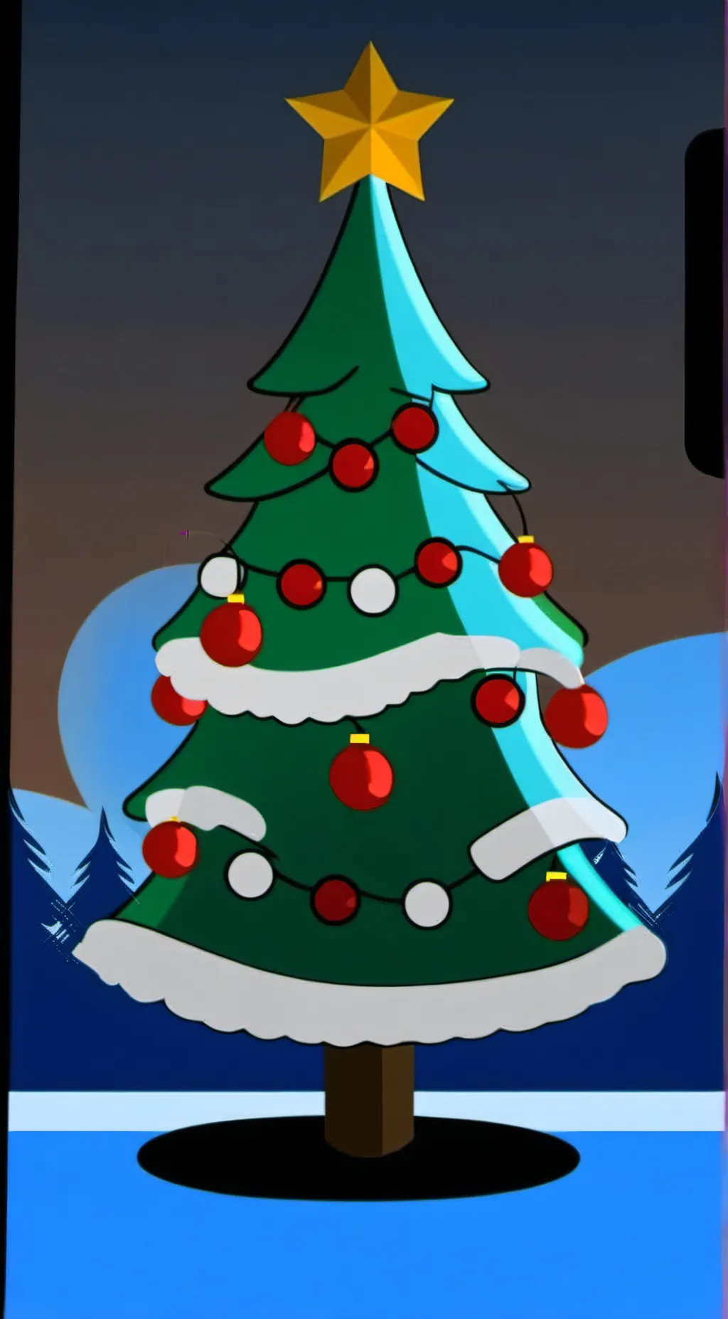 ai character: Teen Titans X-Mas background