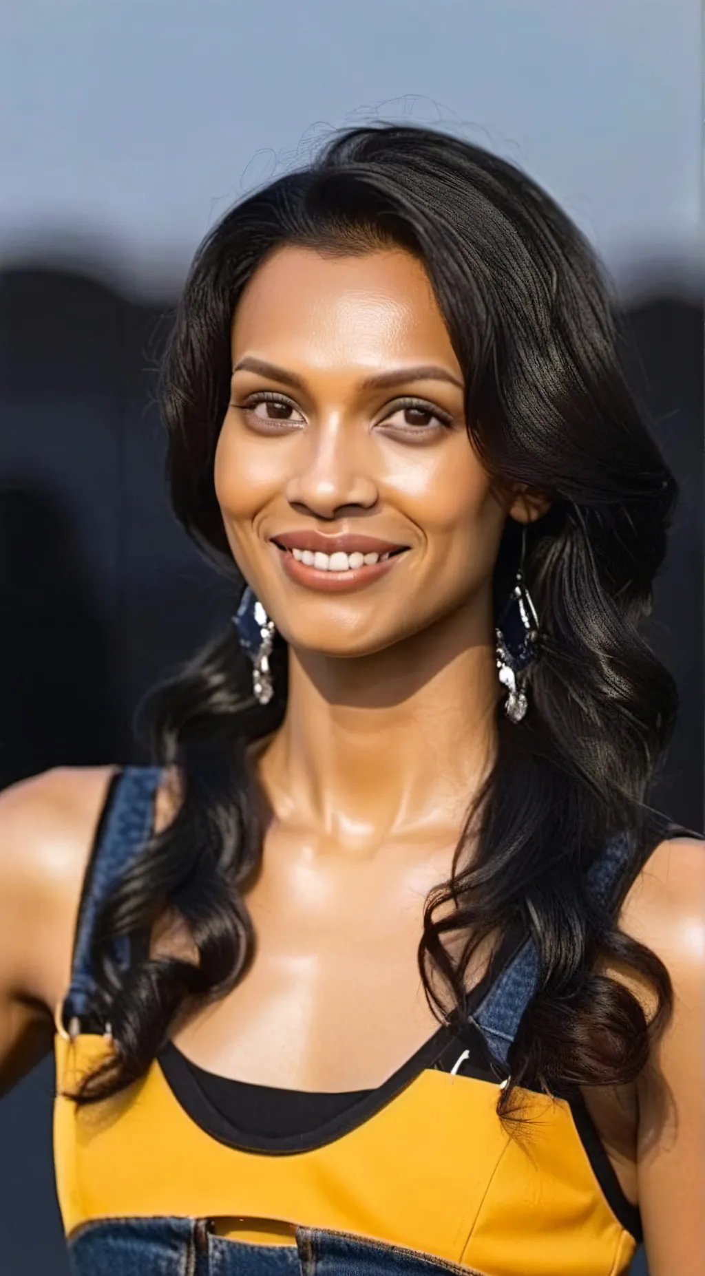 ai character: Rosario Dawson background