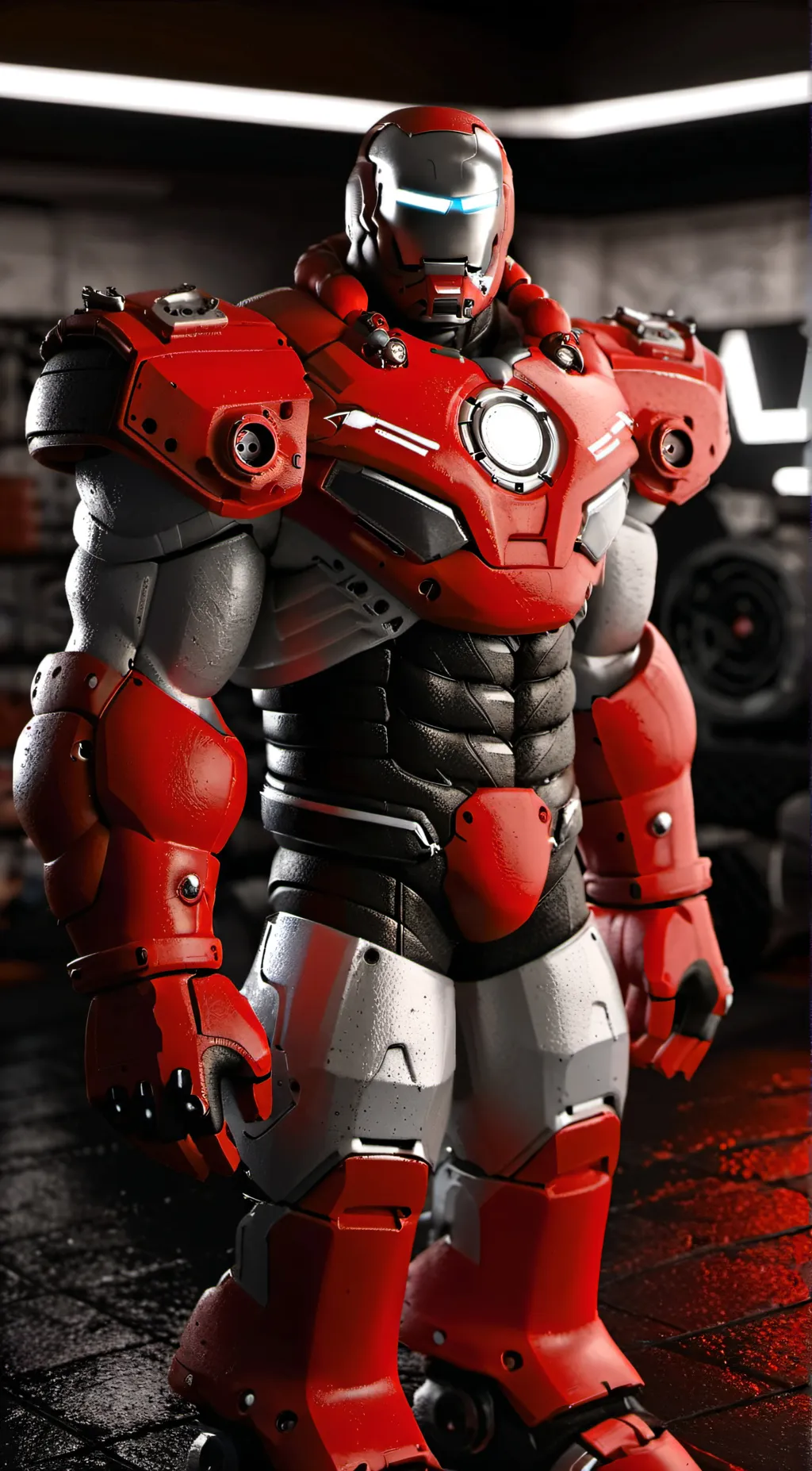 ai character: titan speakerman background