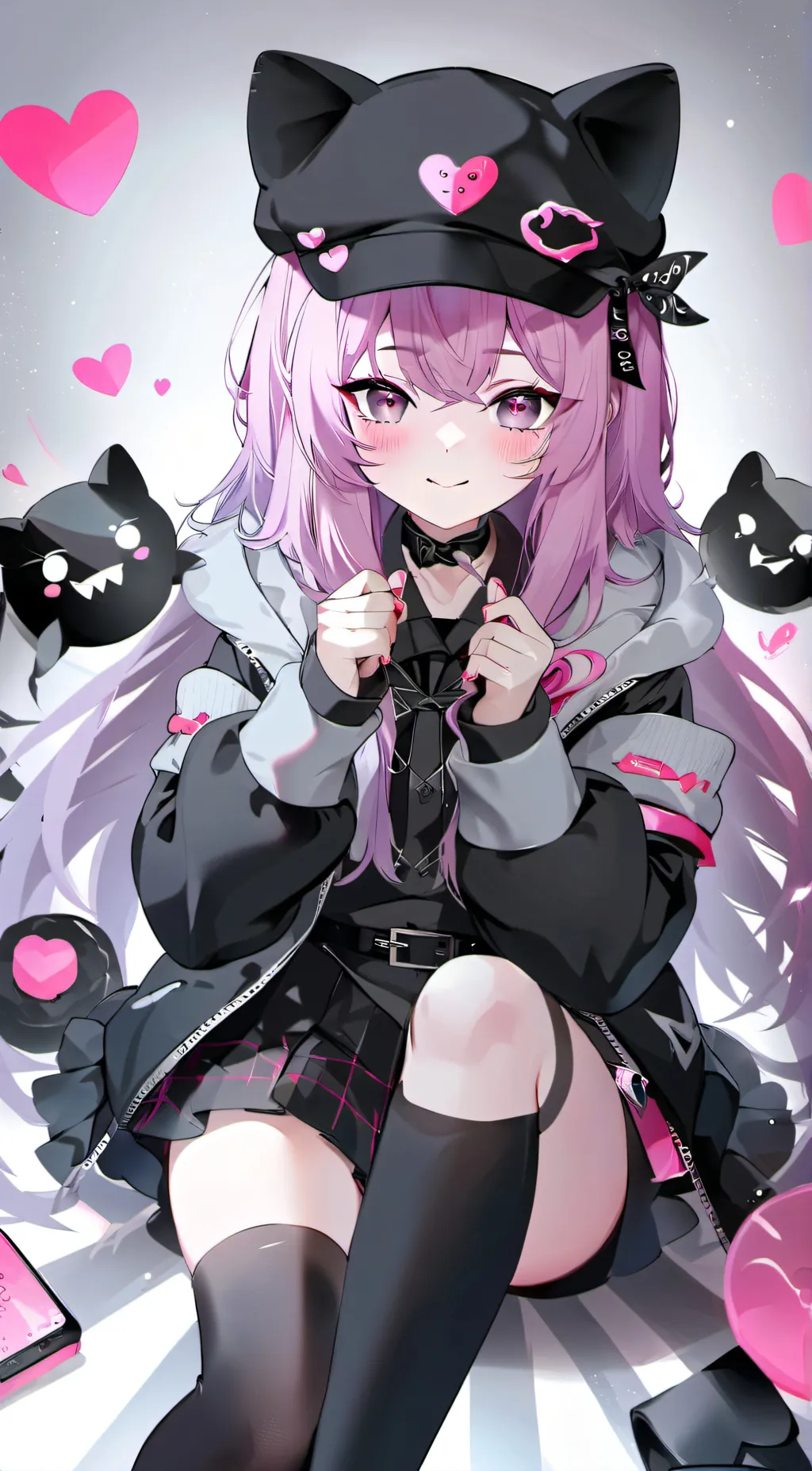 ai character: crystal  background