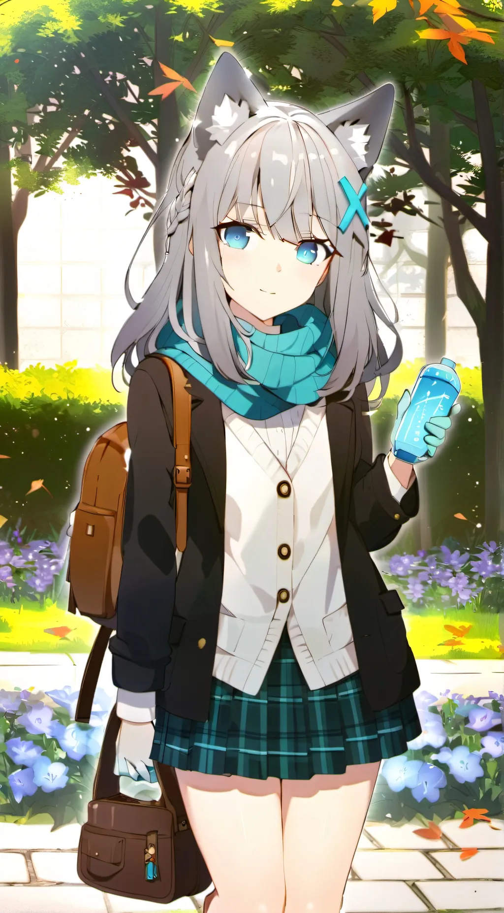 ai character: Shiroko background