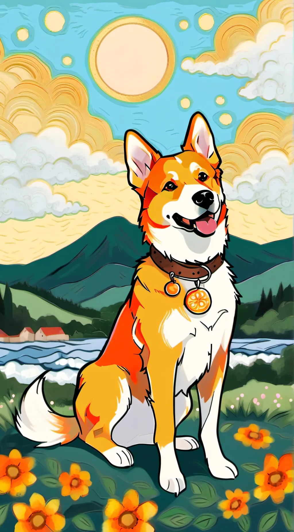 ai character: Dogday background