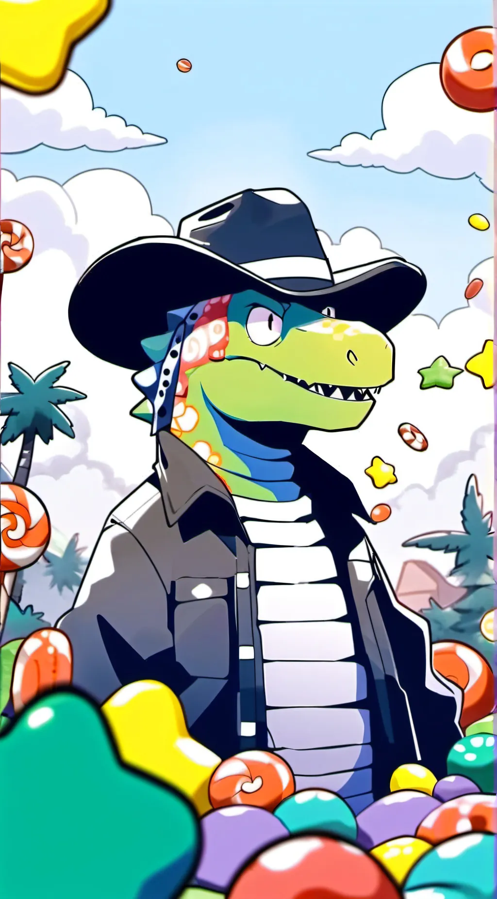 ai character: Gummigoo’s ghost background