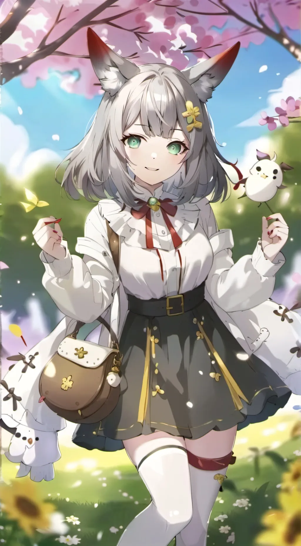 ai character: bunny background
