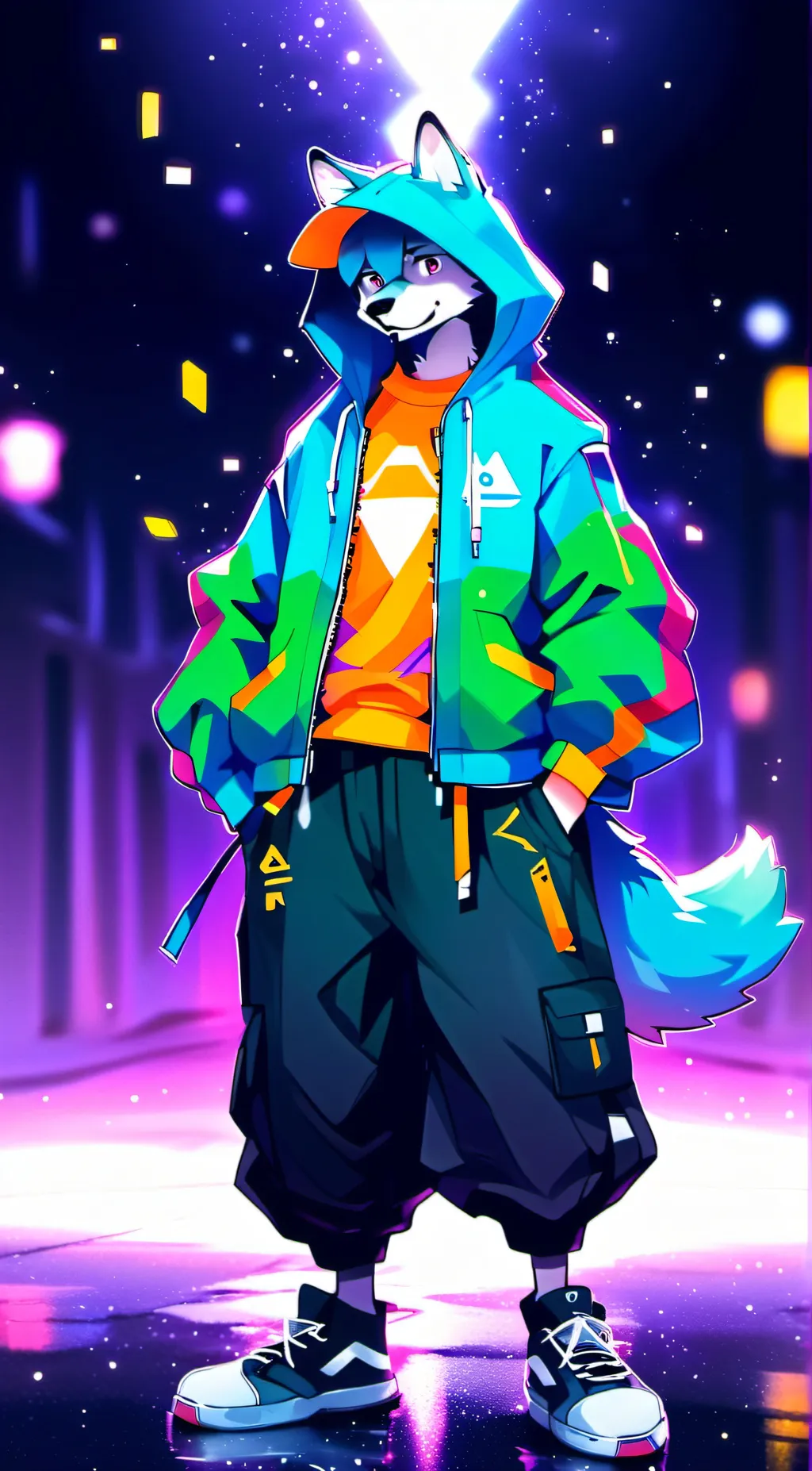 ai character: FRIZK & more background