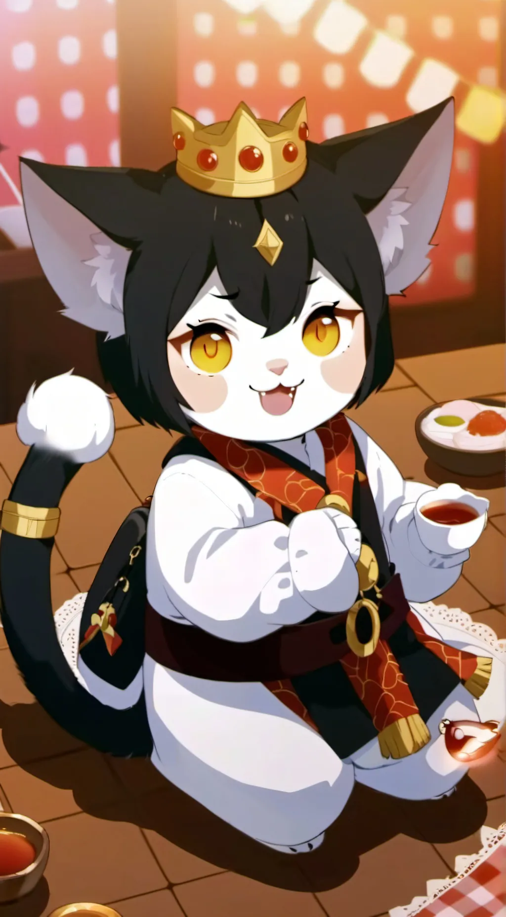 ai character: Meka background