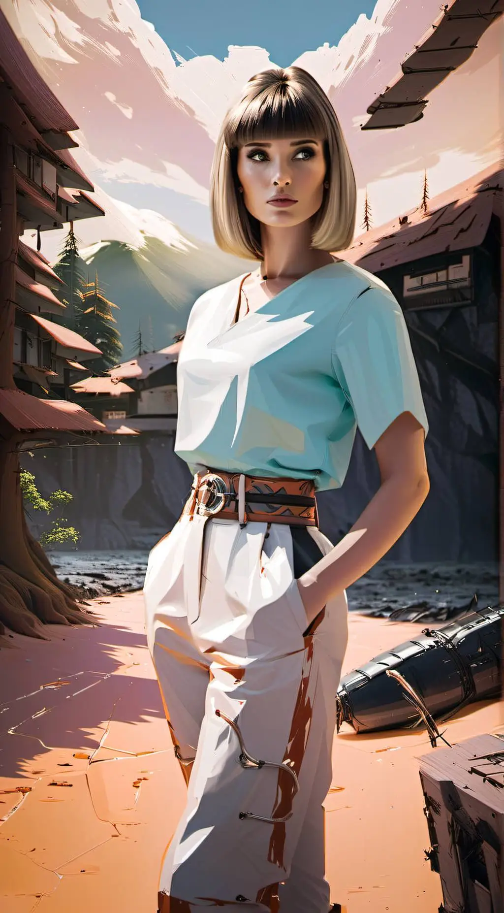 ai character: Arisa background
