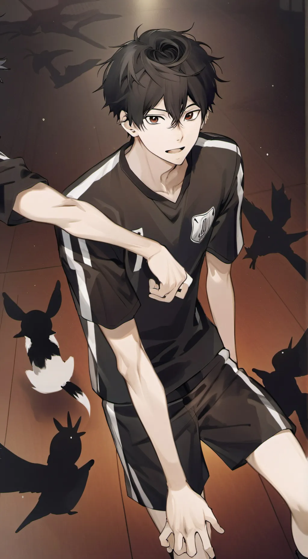 ai character: Haikyu  background