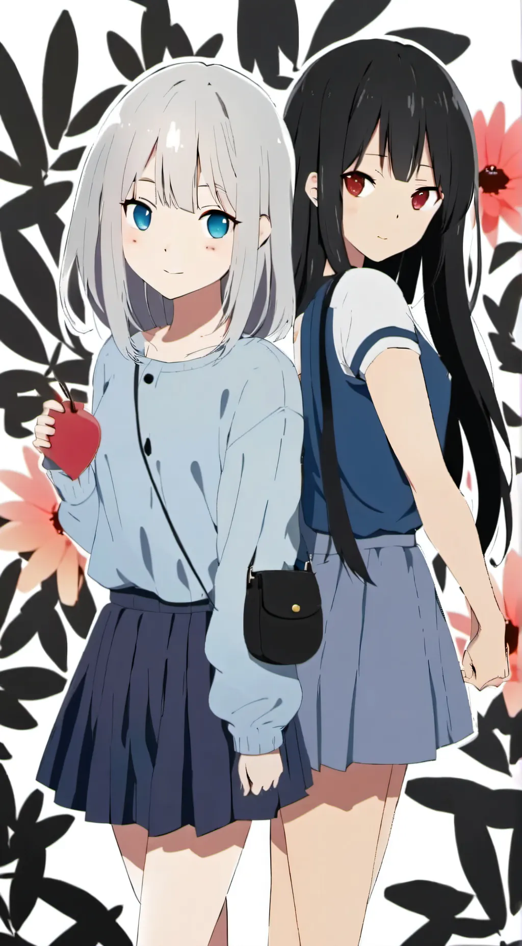 ai character: emily,haily background