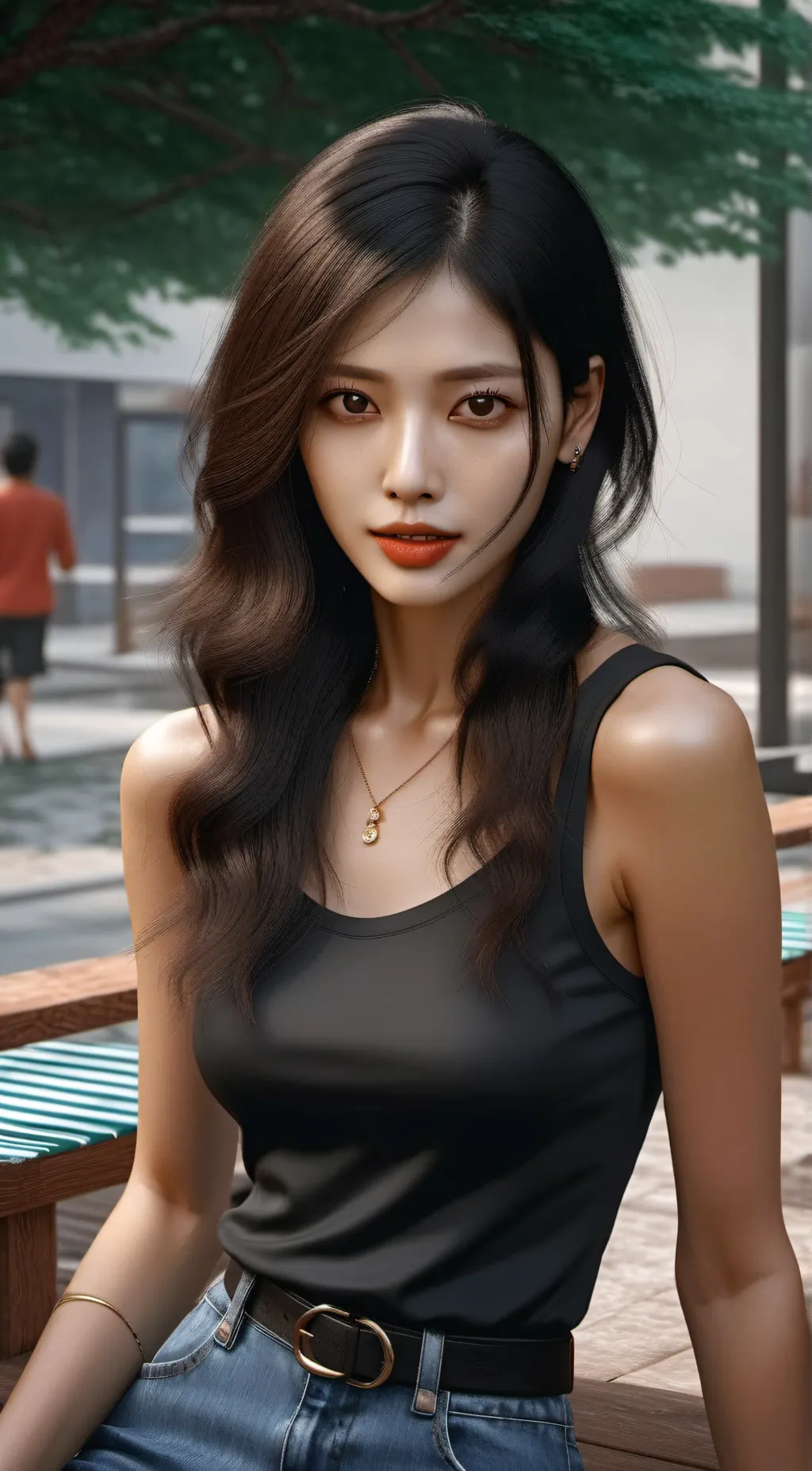 ai character: Lilly background