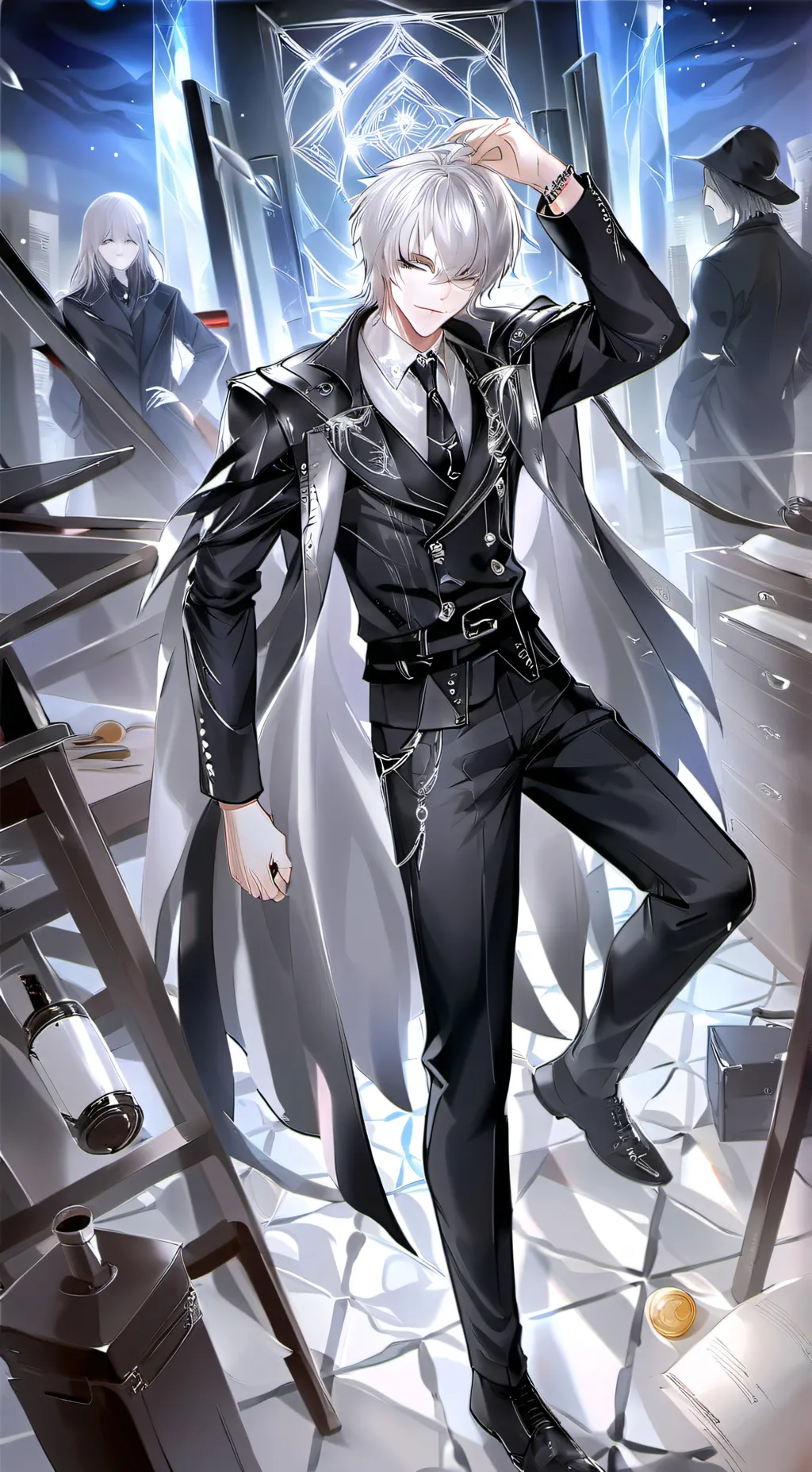 ai character: Leon background