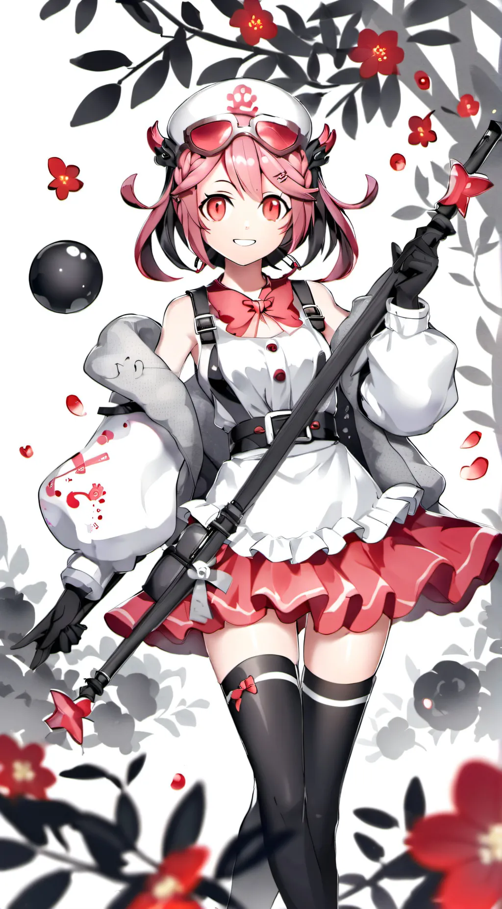 ai character: Kasane Teto! background