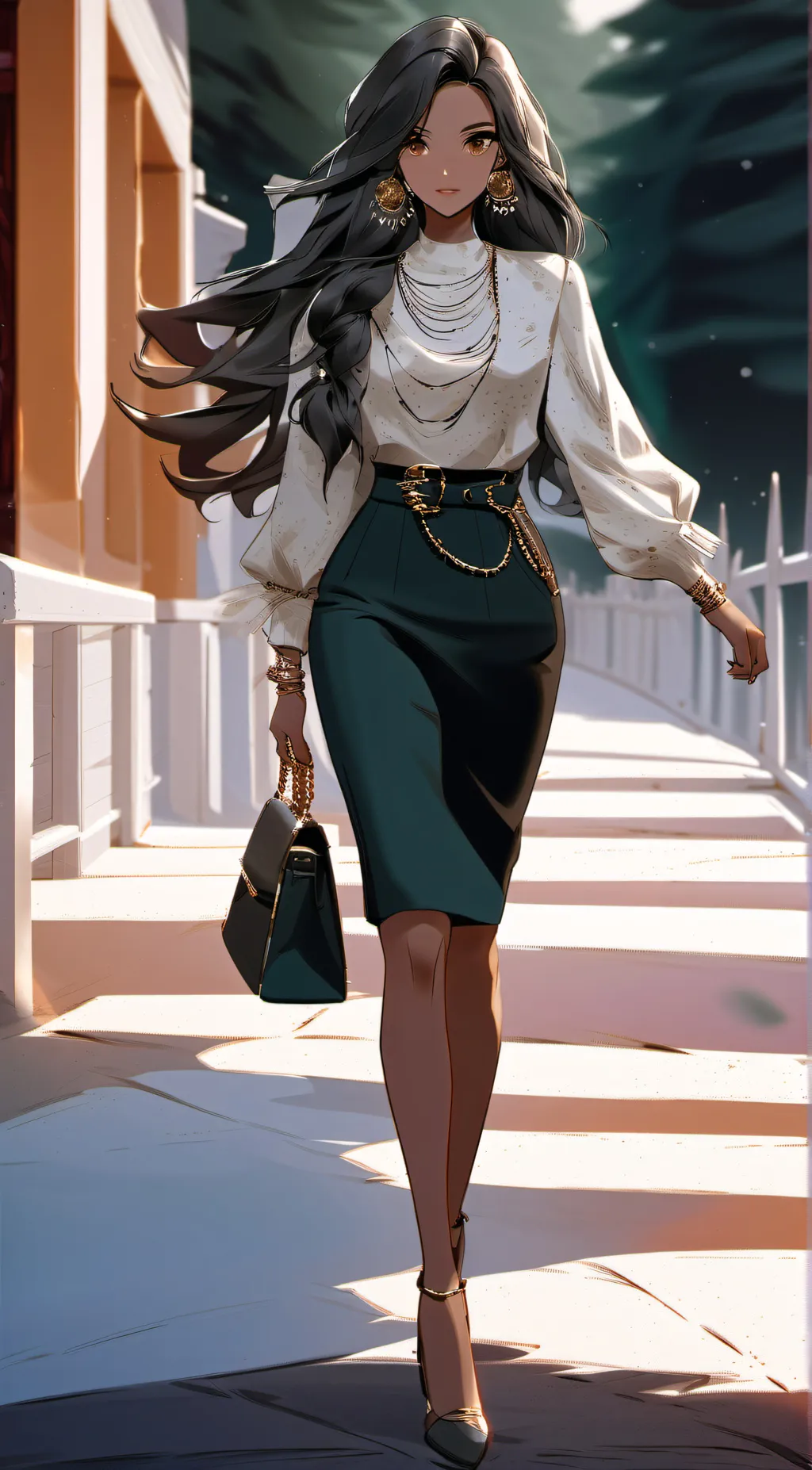 ai character: Adriana  background