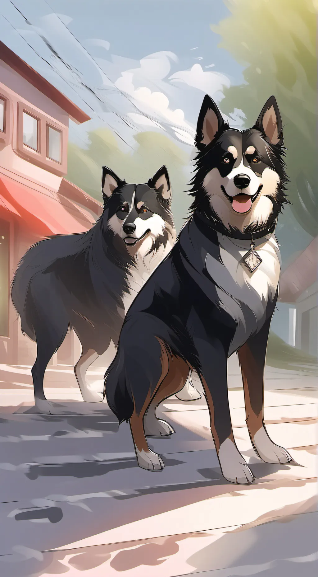 ai character: sus- dogday background