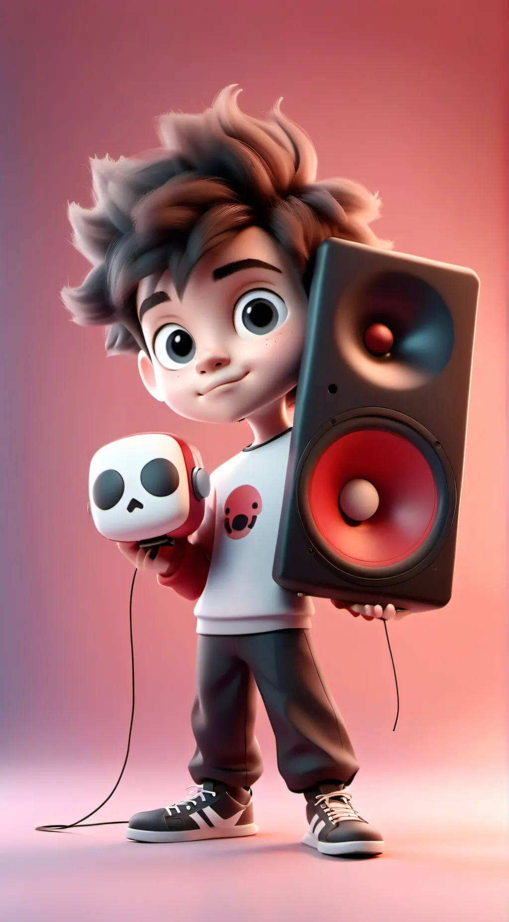 ai character: Titan speakerman background