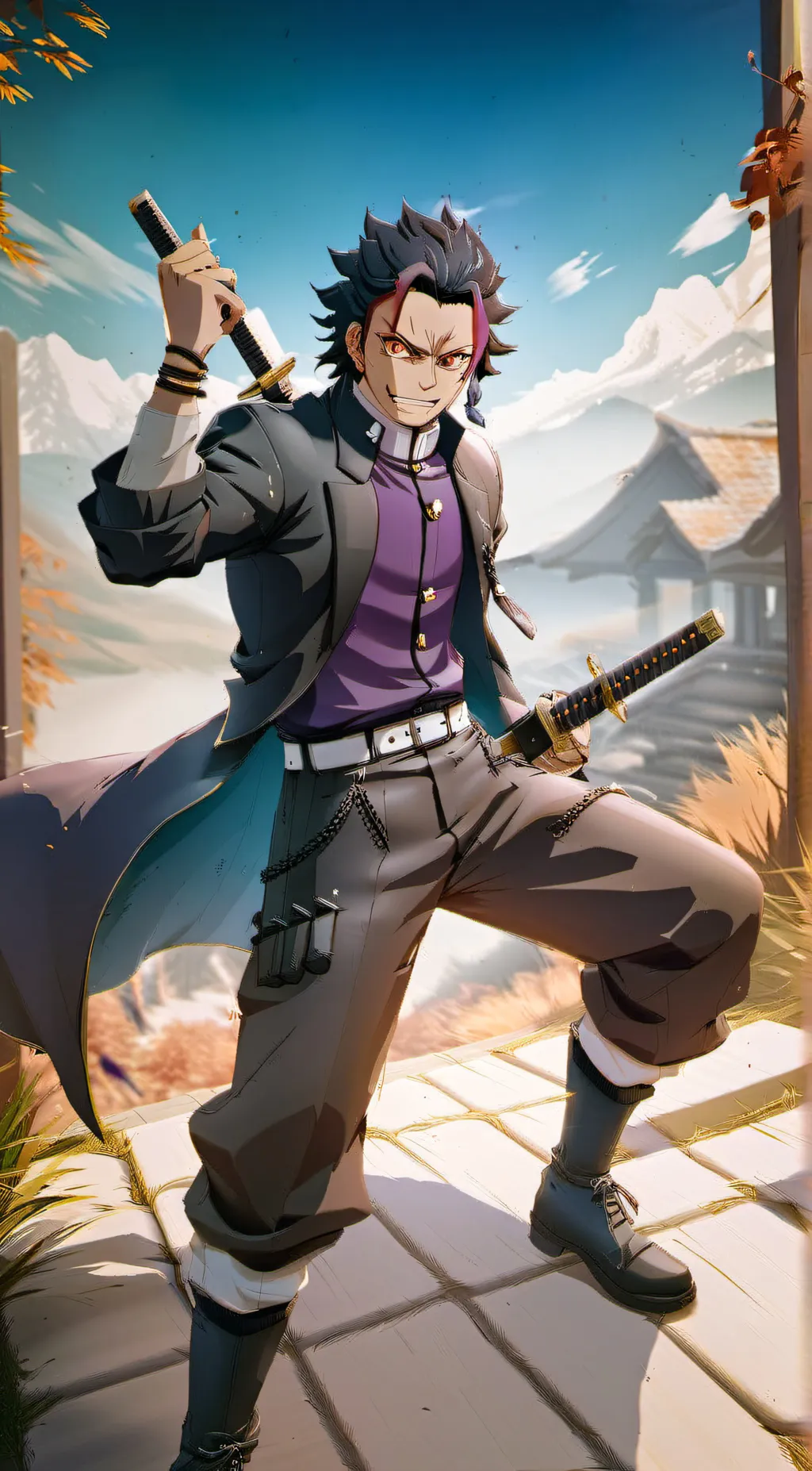 ai character: Genya Shinazugawa background