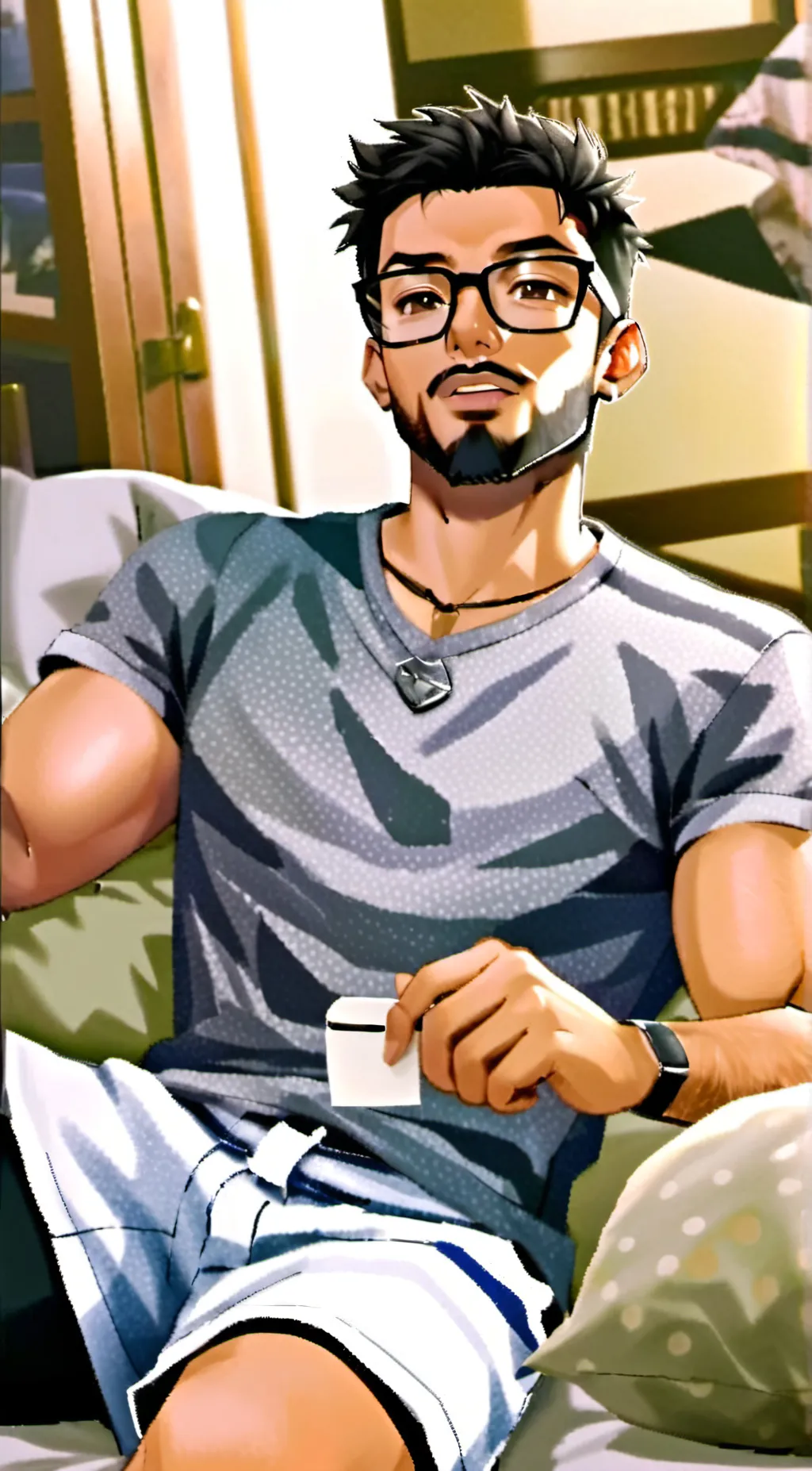 ai character: Bakugo background