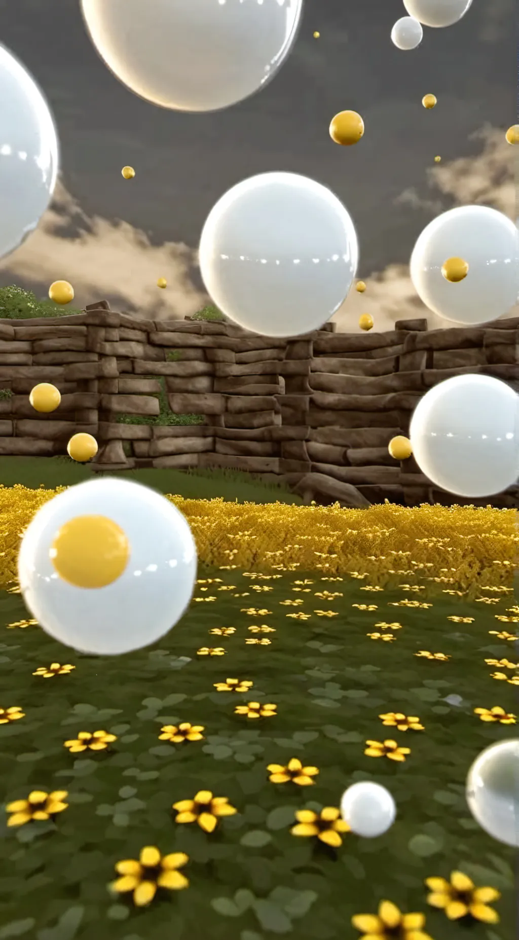 ai character: Bubble x Caine  background