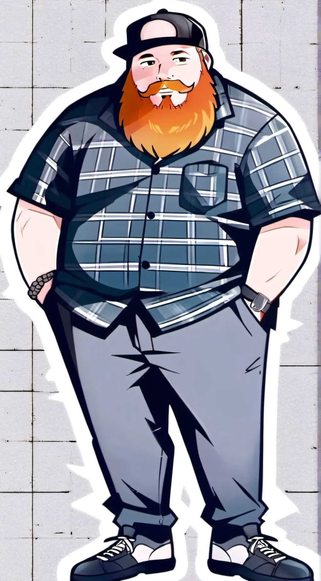 ai character: Case0h background