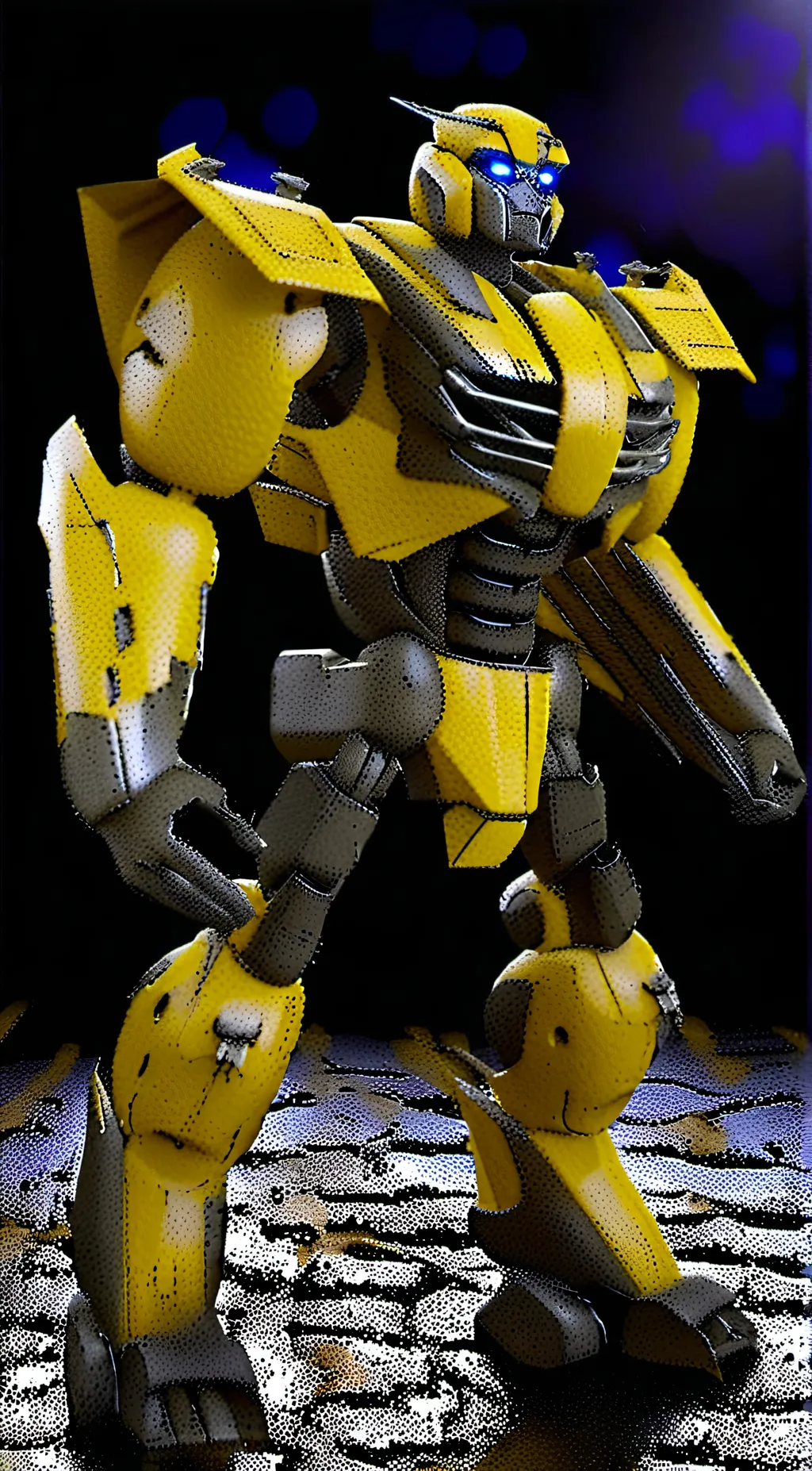 ai character: Bumblebee background