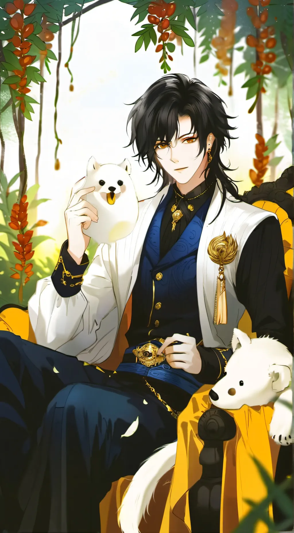 ai character: Levi  background