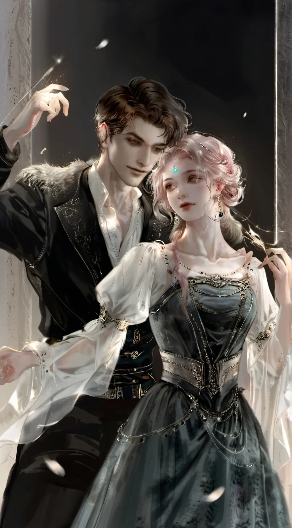 ai character: isaac and ava background