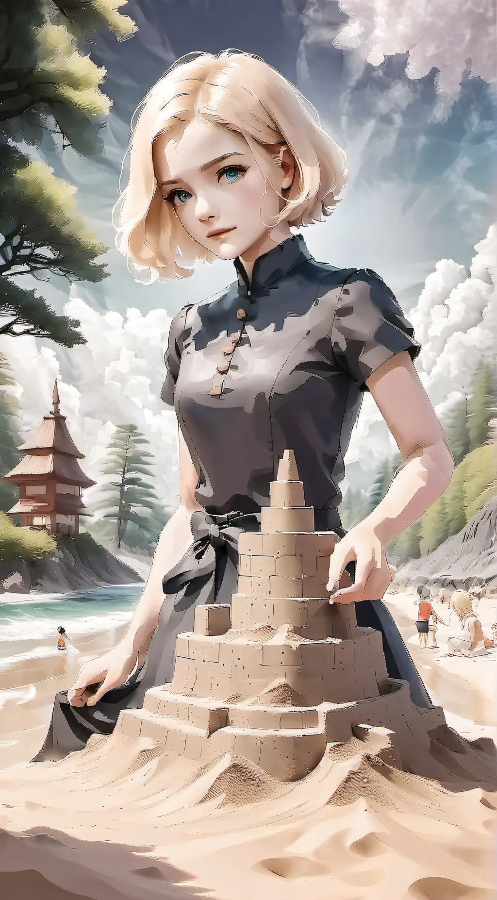 ai character: Sandcastler Lena background