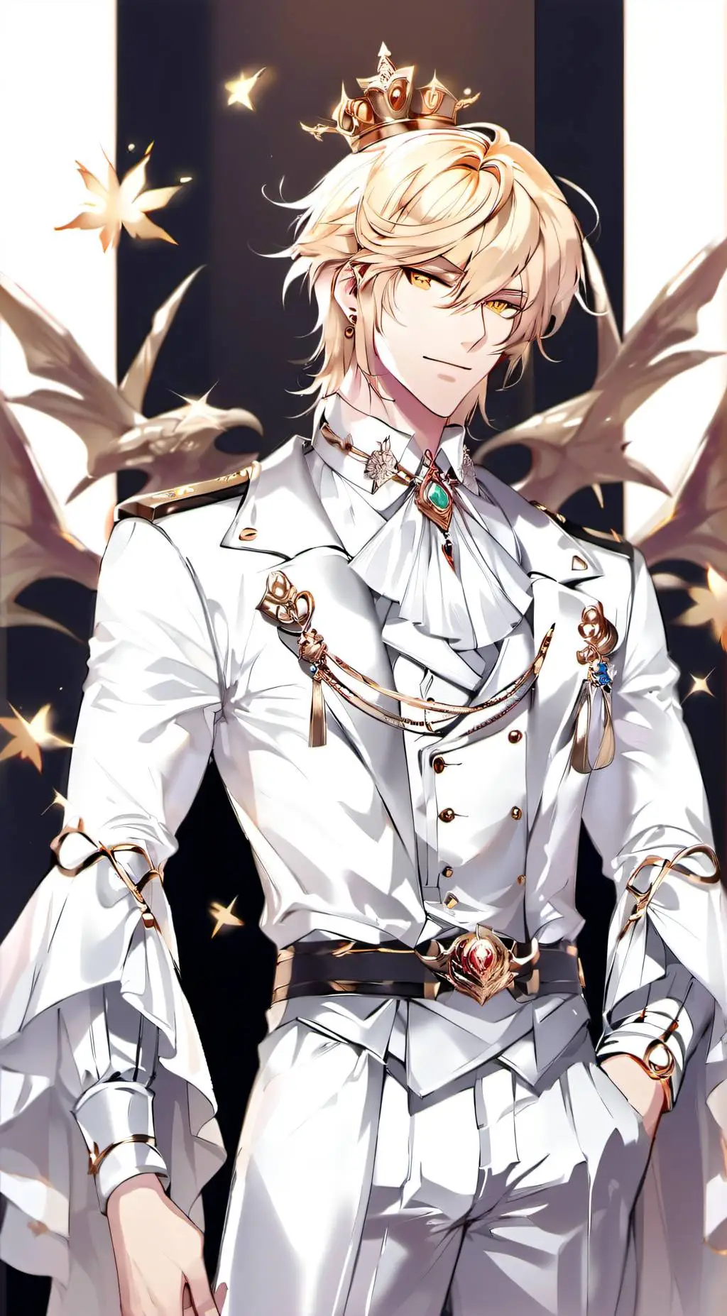 ai character: 💛Prince Calix💛 background