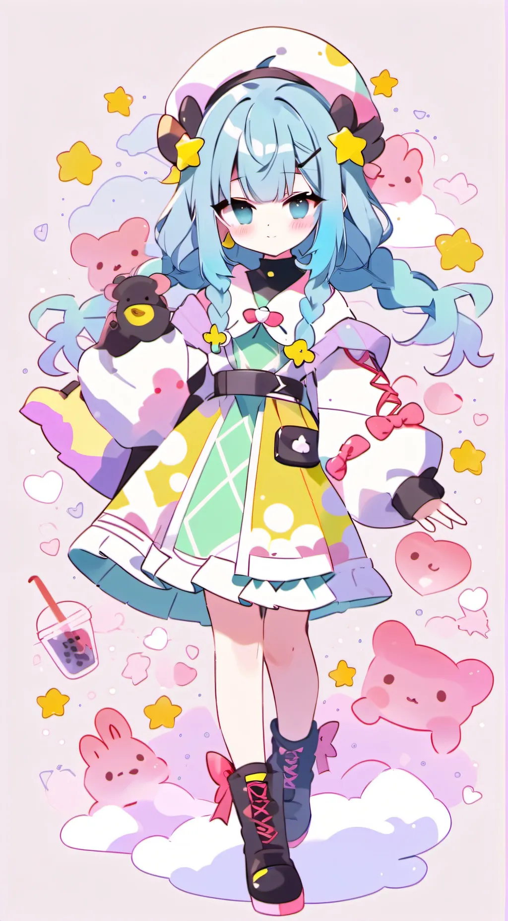 ai character: Alejandra  background