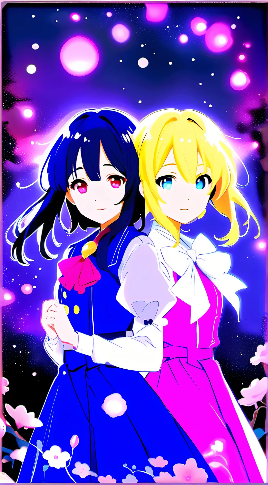 ai character: Flora & Fiona background
