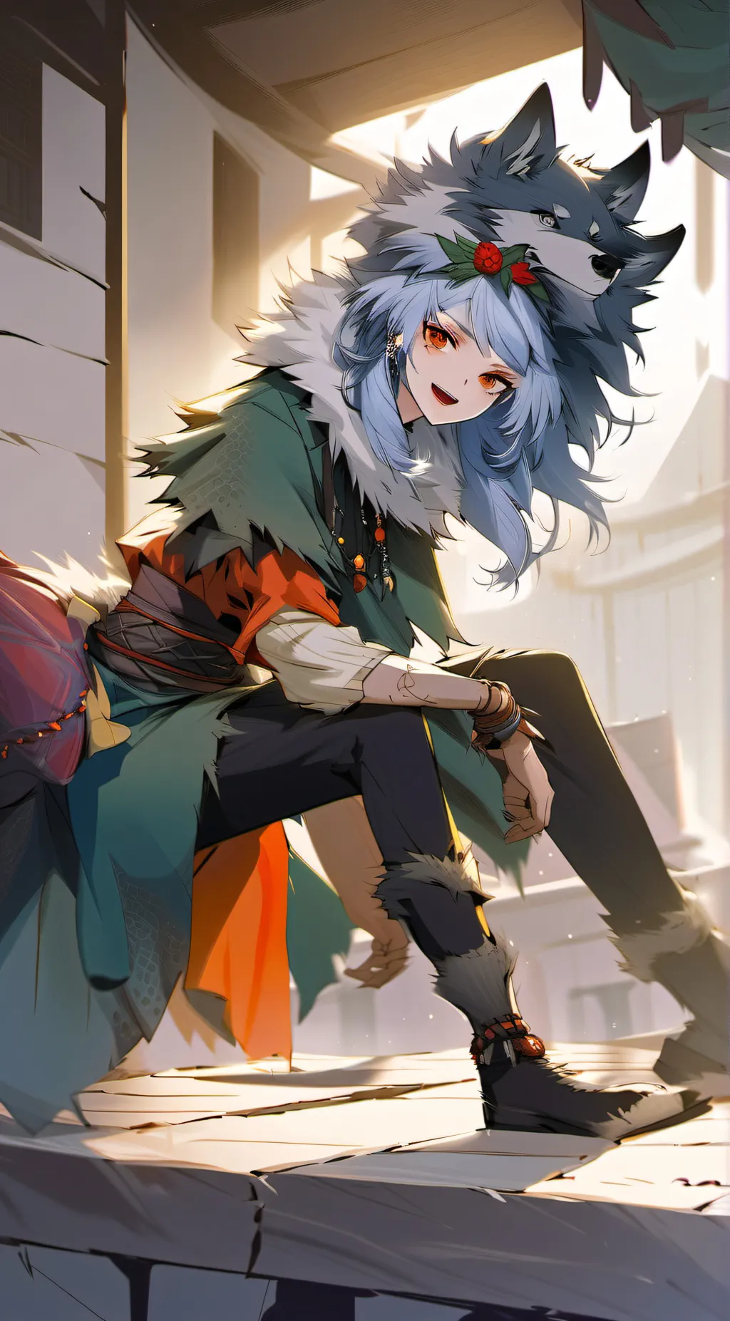 ai character: tadc werewolf background