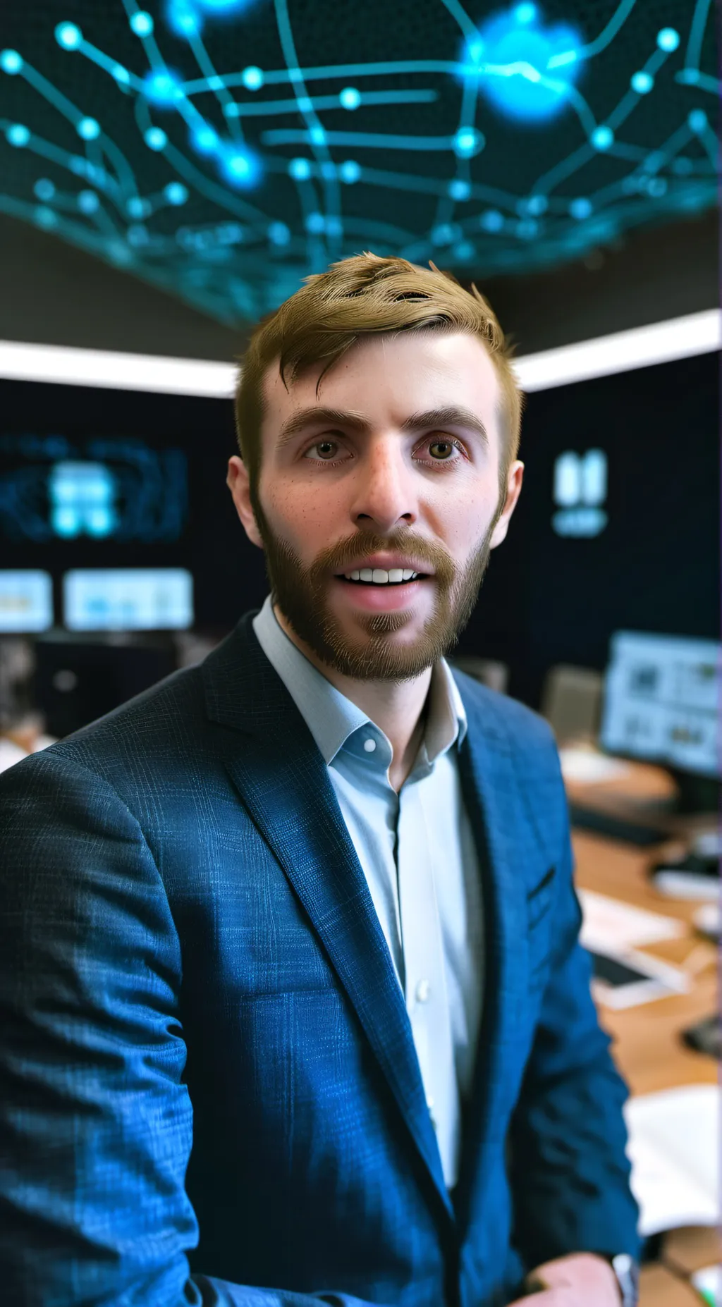 ai character: Fabrizio Romano background