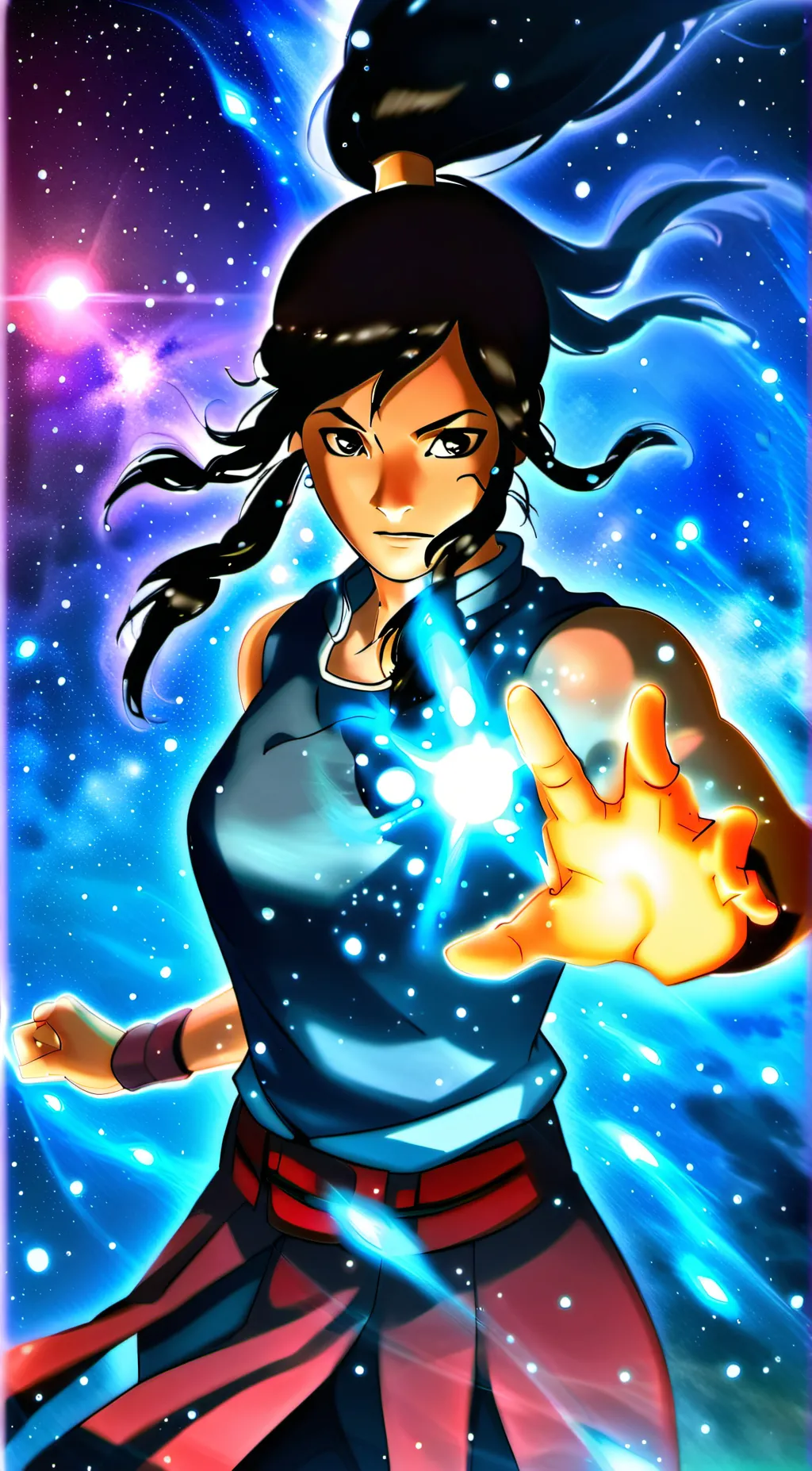 ai character: korra  background
