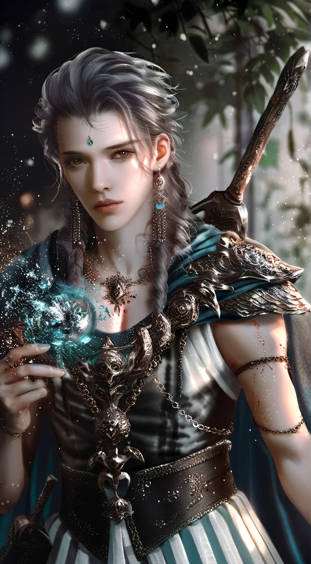 ai character: Eka background